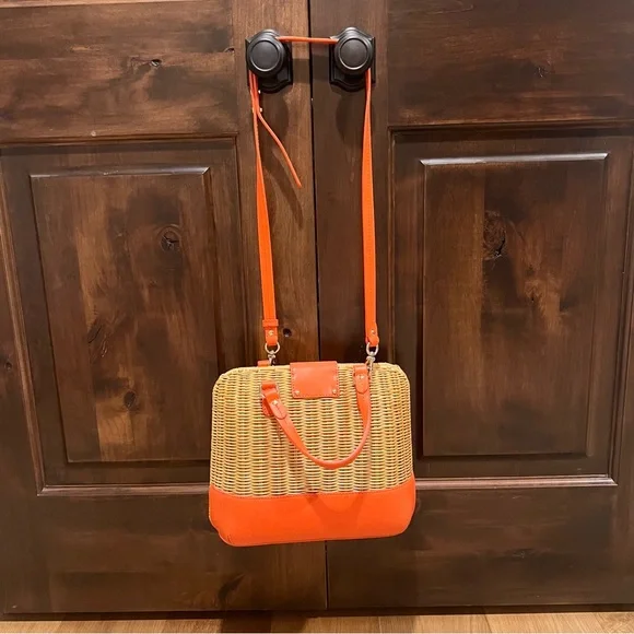 Kate Spade Waverly Terrace Maisemore Wicker Satchel Bag - Picture 3 of 12